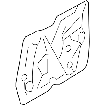 Nissan 80774-1AA0A Base-Front Door Module, RH