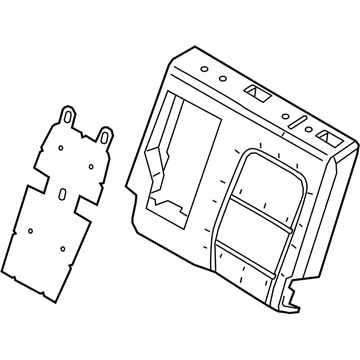 Ford LJ7Z-7866801-A PAD - REAR SEAT BACK