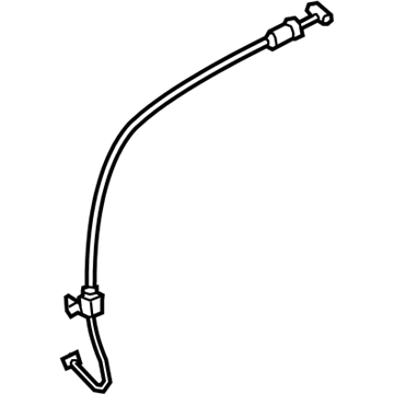 BMW 51-24-7-363-801 Bowden Cable, Emergency Unlocking