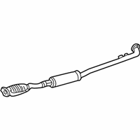 OEM Lexus Exhaust Center Pipe Assembly - 17420-20380