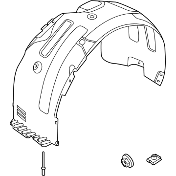 OEM Kia Sorento Guard Assembly-Front WHE - 86811R5010