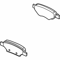 OEM 2005 Saturn Relay Pad Kit, Rear Disc Brake - 19181867