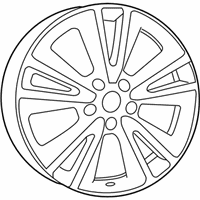 OEM 2011 Dodge Durango Wheel-Aluminum - 1TE70GSAAE