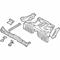 OEM 2016 Ford Mustang Center Floor Pan - FR3Z-6311160-A