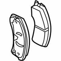 OEM Chevrolet Corvette Rear Pads - 22956256