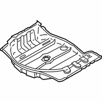 OEM Infiniti G35 Floor-Rear, Rear - 74514-AM630