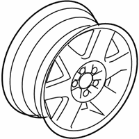 OEM 2005 Ford E-350 Club Wagon Wheel, Steel - F8UZ-1015-DA