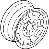 OEM 2007 Ford E-150 Wheel, Steel - 4C2Z-1015-AA