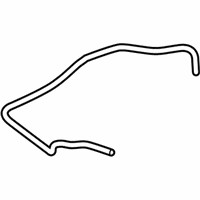 OEM 2009 Hummer H3T Engine Coolant Recovery Tank Hose - 89018409
