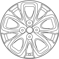 OEM 2016 Scion iA Wheel, Alloy - 42611-WB002