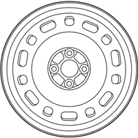 OEM 2018 Toyota Yaris iA Wheel, Spare - 42611-WB006