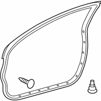 OEM 2013 Scion iQ Door Weatherstrip - 67861-74010