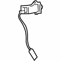 OEM 1993 Ford Taurus Fuel Door Release Cable - F2DZ7428610A