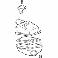 OEM 2006 Scion tC Air Cleaner Assembly - 17700-28250