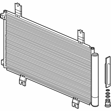 OEM 2022 Honda Civic W-CONDENSER ASSY - 80100-T21-A02