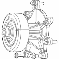 OEM 2009 Dodge Sprinter 3500 Water Pump - 68087367AB