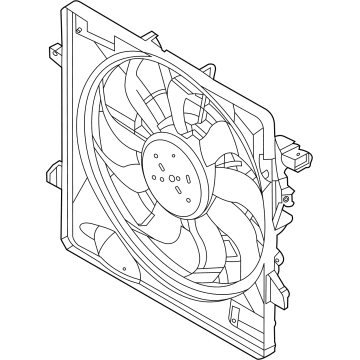 OEM 2021 Hyundai Santa Fe Blower Assembly - 25380-P2040