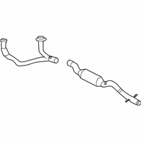 OEM 2001 Dodge Durango Catalytic Converter & Pipe - 52103370AF