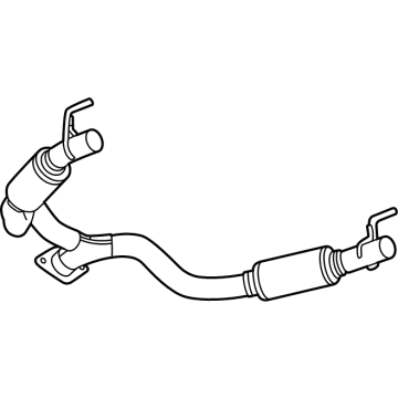 OEM 2022 Chevrolet Suburban Rear Muffler - 84707619