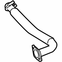 OEM 2006 Nissan Frontier Exhaust Tube Assembly, Center - 20030-EA60A