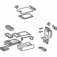 OEM 2019 Lexus GS F Rear Seat Armrest Assembly, Center - 72830-30L40-C0