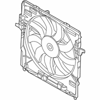 OEM 2011 BMW X6 Fan Housing - 17-42-8-618-241