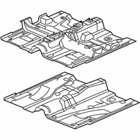 OEM 2006 Saturn Ion Panel Asm, Floor - 15922880