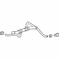 OEM Cadillac CTS Lower Hose - 23497426