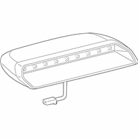 OEM Lexus GS350 Lamp Set, Stop Center - 81006-30011-A0