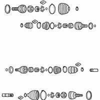 OEM 2006 Chevrolet Aveo Axle Assembly - 42702796