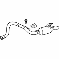 OEM 2013 Lexus LX570 Exhaust Tail Pipe Assembly - 17430-38551