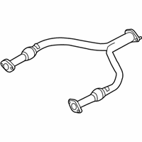 OEM 2018 Infiniti Q60 Front Exhaust Tube Assembly - 20020-4GF0A