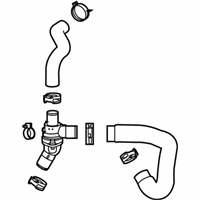 OEM 2007 Ford Mustang Lower Hose - 7R3Z-8286-C