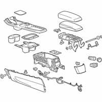 OEM 2015 Chevrolet Volt Console Assembly - 22815364