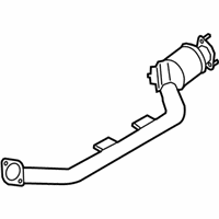 OEM Kia Stinger Front Muffler Assembly, Left - 28605J5110