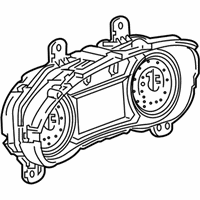 OEM Chevrolet Malibu Cluster Assembly - 84581705