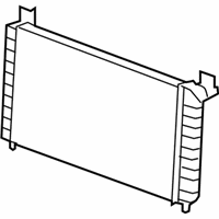 OEM 2008 Chevrolet Tahoe Radiator - 19256746