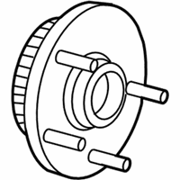 OEM 2010 Jeep Liberty Front Hub And Bearing - 52109947AF