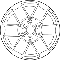 OEM 2012 Nissan NV3500 Steel Wheel - 40300-1PB0A