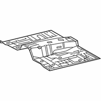 OEM 2022 Toyota Tacoma Front Floor Pan - 58111-04903