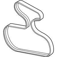 OEM 2010 BMW X5 Ribbed V-Belt - 11-28-7-557-257