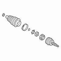 OEM 2002 Saturn Vue Joint Kit, Front Wheel Drive Shaft C/V - 22720721