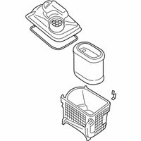 OEM 2019 Ford F-250 Super Duty Air Cleaner Assembly - HC3Z-9600-D