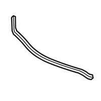 OEM Hyundai Genesis Weatherstrip-Rear Door Parting, RH - 83165-B1000