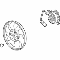 OEM 2016 Buick Envision Fan & Motor - 23270402