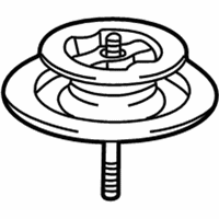 OEM Lexus ES300 Carrier Assy, Spare Wheel - 51900-33010