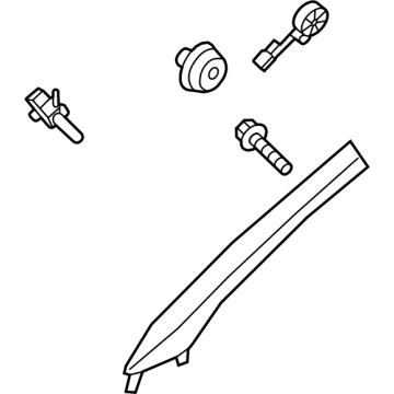 OEM Kia Sorento Trim Assembly-Fr Pillar - 85810R5100GYT