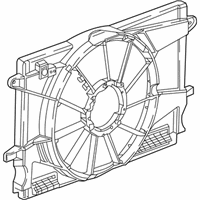 OEM 2017 Chevrolet Cruze Fan Shroud - 39009025