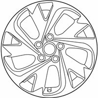 OEM 2017 Toyota Corolla iM Wheel, Alloy - 42611-12D10