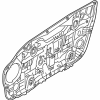 OEM 2014 Kia Forte Koup Panel Assembly-Front Door Module - 82402A7250